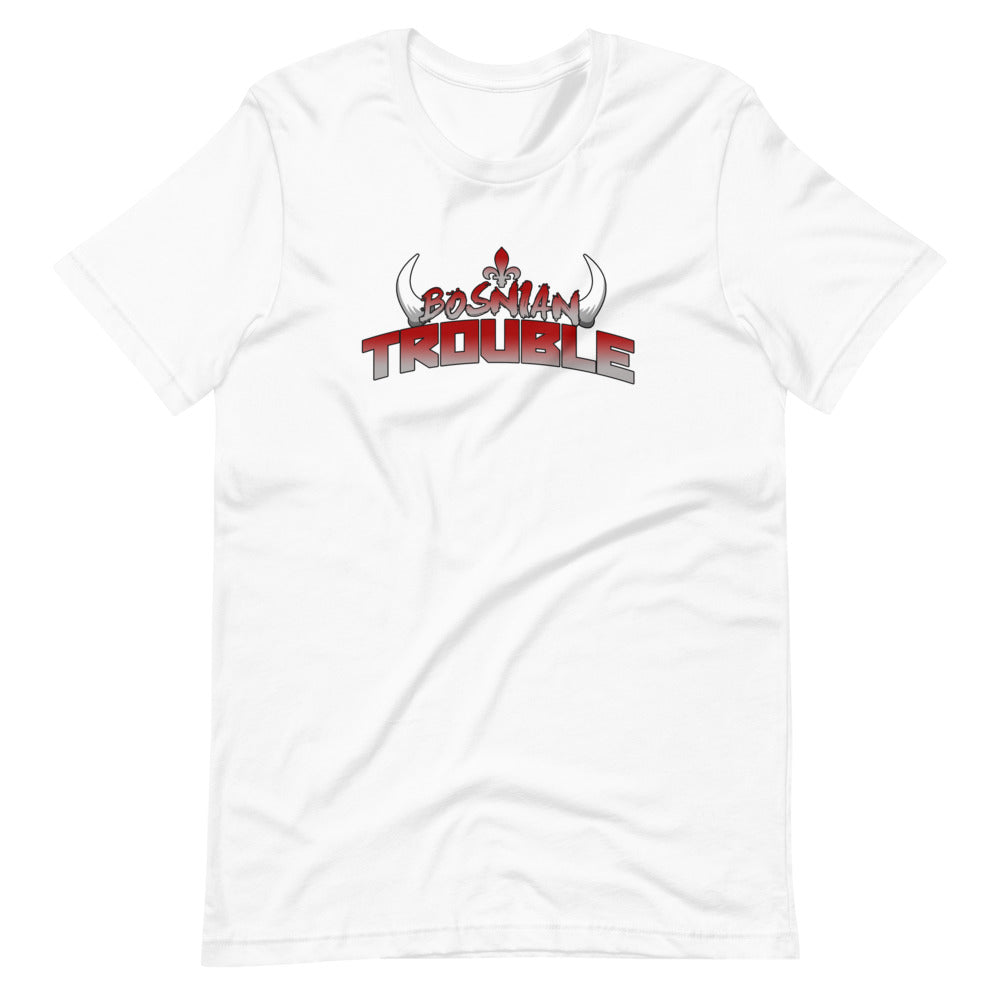 Red Fade White BT Shirt